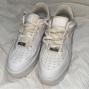 Nike Air Force 1 Sage Low Top White Sneakers
